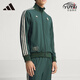 阿迪達斯（adidas）男裝外套 2025秋季新款運動(dòng)服足球休閑文化夾克外套 JM9449/暗綠色 尤文圖斯 M