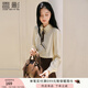 香影學(xué)院風(fēng)白色襯衫女長(cháng)袖2025秋季新款減齡襯衣正肩通勤領(lǐng)結上衣 鷺白 L 165/88A/110-125斤