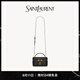 YSL圣羅蘭【禮物】女士GABY VANITY BAG 羊皮革肩帶手拿包 黑色 U