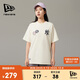 NEW ERA紐亦華MLB短袖T恤男女情侶秋季運動(dòng)NY白色休閑重磅上衣13559698-M