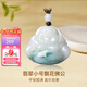 曼麗翠【七夕禮物】翡翠糯種飄花佛公吊墜笑佛小號(hào)玉墜送女友附證書