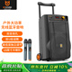 貝德BD-1568B廣場舞音響戶外大功率音量無線藍(lán)牙便攜移動(dòng)拉桿音箱K歌跳舞 盤古15吋雙話筒