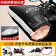 電動(dòng)摩托車(chē)手把套冬季保暖加絨加厚防水擋風(fēng)通用踏板電瓶車(chē)護手套 黑色加絨小口把套【雙重防風(fēng)】