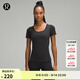 lululemon丨Ebb to Street 女士運動(dòng)短袖 T 恤 LW3FEJS 運動(dòng)上衣 黑色 XXS /2