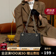 CinvaiKrose包包女包輕奢侈女士包包品牌新款2025托特包單肩包女腋下包 菱格黑-小號生日禮物
