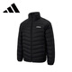 阿迪達斯 （adidas）男裝冬季立領(lǐng)保暖戶(hù)外休閑運動(dòng)羽絨服 2XL 黑色