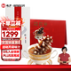 曉芹 大連冷凍即食海參  禮品卡 海鮮水產(chǎn) 1600g 28-40頭