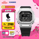 卡西歐（CASIO）G-SHOCK GMW-B5000卡西歐小方塊運(yùn)動(dòng)手表 防水手表 七夕禮物 GMW-B5000-1PRN太陽(yáng)能