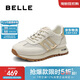 百麗舒適百搭阿甘鞋女2025新款春商場(chǎng)運動(dòng)休閑鞋A8D2DAM5 米色 38