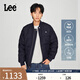 Lee商場同款舒適版插肩袖清水洗男棒球羽絨夾克保暖LMT0078405FQ 清水洗 M