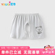 優(yōu)奇嬰兒開襠褲夏季薄款男寶寶小童兒童短褲休閑褲五分褲外叉叉褲夏款