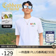 卡賓【索羅娜涼感】圖案短袖T恤25夏季新款百搭男女同款圓領(lǐng)上衣