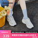 斯凱奇（Skechers）七夕禮物小白熊女鞋夏季老爹鞋透氣熊貓鞋休閑運(yùn)動(dòng)鞋99999863