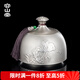 容山堂茗趣茶葉罐純錫儲存密封罐金屬茶倉高檔老白茶儲存罐收納盒 純錫茶葉罐-荷塘清趣