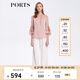 PORTS寶姿 襯衫女 春季新款襯衣簡約職業(yè)裝寬松襯衣ALN8B055HWP019 珍珠粉 M (6)