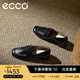 愛步（ECCO）七夕禮物 單鞋女 時尚潮流百搭職場通勤粗跟方頭皮鞋 型塑290943 黑色29094301001 37