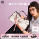 JellyToyboy包包女包JTB軟月包春夏新款小眾單肩機(jī)車(chē)包枕頭包斜挎腋下包 白色