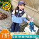 G.DUCKKIDS小黃鴨朱迪衣服女童秋裝套裝兒童服裝兔子警官兩件套女孩春秋服裝 兔子警官套裝 100 建議90-100cm3-4歲cm