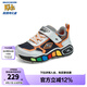 Skechers斯凱奇兒童鞋春秋款男寶寶閃燈鞋小童時尚潮流休閑運(yùn)動鞋407606N 銀色/黑色/SLBK 26