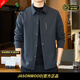JASONWOOD官方正品高端品牌商務(wù)行政夾克男士2026春季新款男裝中年奢侈外套 高檔深藍色【現貨速達】 春秋款 XL 【建議125-140斤】