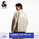 杰克·瓊斯（JACK&JONES）25年男裝多口袋外套男秋季工裝風(fēng)工程師夾克翻領(lǐng)休閑潮流短款外套 卡其色E11 常規(guī) 卡其色E11 M