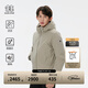 KOLON SPORT/可隆輕量羽絨服 男子戶(hù)外冬季防風(fēng)防水連帽鵝絨夾克- LHDJ4WN185-DE 深米色 L (175/96A)