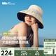 蕉下（beneunder）遮陽(yáng)帽防曬帽女大帽檐漁夫帽子海邊度假爬山裝備夏季太陽(yáng)帽黃