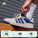 adidas ENTRAP美式校園風(fēng)運(yùn)動(dòng)板鞋少年感復(fù)古籃球鞋男女阿迪達(dá)斯 白/藍(lán)   42