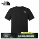 北面（The North Face）速干T恤男短袖休閑吸濕半袖透氣純色簡約春夏新款 黑色 L/175