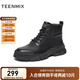 天美意馬丁靴男鞋商場(chǎng)同款簡(jiǎn)約時(shí)尚運動(dòng)男靴DED09DD3 黑色 43