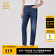 卡賓男裝修身牛仔褲24夏新款錐形褲舒適通勤商場(chǎng)同款I(lǐng)3242116004 蔚藍色47 L (175) 80A