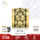 周生生七夕禮物 黃金轉(zhuǎn)運(yùn)珠足金Charme XL 酷黑貔貅蝙蝠鎖子紋串珠 單顆 鎖子紋93841C