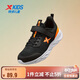 特步（XTEP）兒童童鞋女童運動(dòng)鞋小童密網(wǎng)魔術(shù)貼跑鞋 黑/熒光亮橙 33碼