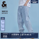 杰克·瓊斯（JACK&JONES） 春季冰氧日常休閑百搭抽繩寬松錐腿牛仔褲長褲男褲225132107