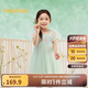 巴拉巴拉女童裙子兒童連衣裙2025夏裝中幼童泡泡袖國風(fēng)網(wǎng)紗裙208225111027