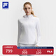 FILA 斐樂官方女裝針織連帽外套2025夏新款健身運動基礎(chǔ)上衣 玉石白-WT M 165/84A/M