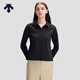 DESCENTE迪桑特DUALIS系列都市通勤女士長(cháng)袖POLO衫 IB-墨黑色 XL (175/92A)