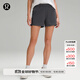 lululemon丨Luxtreme? 女士松緊腰修身款中腰短褲 LW7CP8S 石墨灰 L /10