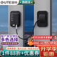 固特（GUTE）窗戶(hù)扣鎖塑鋼鋁合金紗窗推拉窗鎖防護安全鎖防盜免打孔限位器 打孔/免打孔密碼款 黑色 窗鎖冰箱鎖抽屜鎖