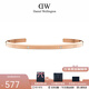 丹尼爾惠靈頓（DanielWellington）dw手鐲女 閃耀星辰開口手鐲情侶手鐲 七夕情人節(jié)禮物送女友送男友 星辰玫瑰金(大號(hào)） DW00400528