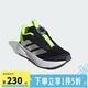 ADIDAS阿迪達(dá)斯 童鞋25春季新款男女大小童經(jīng)典旋轉(zhuǎn)按鈕運(yùn)動(dòng)休閑鞋 JI1694  黑色/金屬銀亮/檸檬黃 34 適合腳長21cm