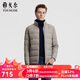雅戈爾（YOUNGOR）羽絨服男立領(lǐng)羽絨服面料柔軟舒適百搭輕薄羽絨服輕盈保暖 卡其 L 175/96A