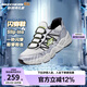 Skechers斯凱奇閃穿鞋春男童懶人一腳蹬休閑鞋舒適防滑運(yùn)動鞋403835L