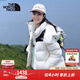北面（The North Face）羽絨服女700蓬鵝絨Puffy風(fēng)帽可拆卸肩帶系統戶(hù)外秋冬上新|89YN ROU/沙丘白 L