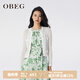 OBEG歐碧倩小香風(fēng)針織開(kāi)衫10482039 米白 S