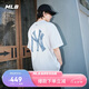 MLB男女短袖T恤做舊大logo速干涼感25新款七夕3ATSM0953-50IVS-L