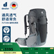 DEUTERFutura福特拉單日戶外登山空浮背負透氣徒步雙肩包男石墨灰26L