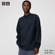 優(yōu)衣庫合作款/男裝女裝寬松柔軟高領(lǐng)套頭衫/長(cháng)袖25秋冬新款481349 69 藏青色 M /170/92A
