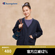 Champion冠軍開襟衛(wèi)衣女2025秋季新款純色外套簡(jiǎn)約風(fēng)純棉V領(lǐng)開衫 藏青色 L