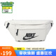 耐克NIKE 王一博同款 中性腰包  休閑包 BA5751-072淺骨色大號